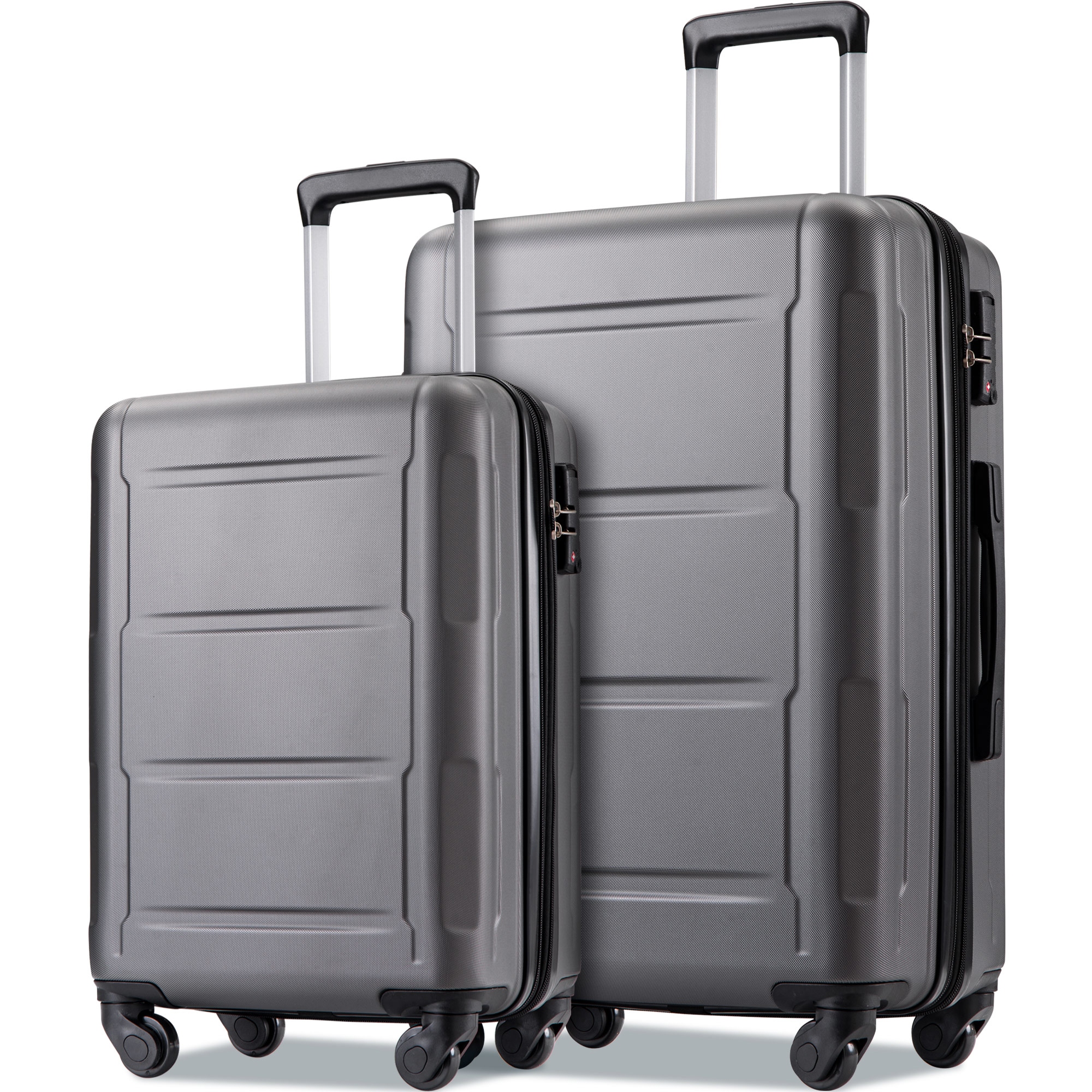 Luggage Expandable Lightweight Spinner Suitcase 2 Piece Luggage Set ABS with TSA Lock 20 24 Bed Bath Beyond 38396592