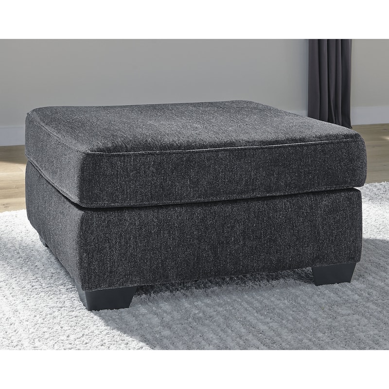 Signature Design by Ashley Altari Oversized Accent Ottoman - 36"W x 36"D x 20"H - Slate