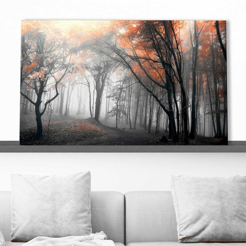 "Autumn Woods " by PhotoINC Studio Print on Canvas