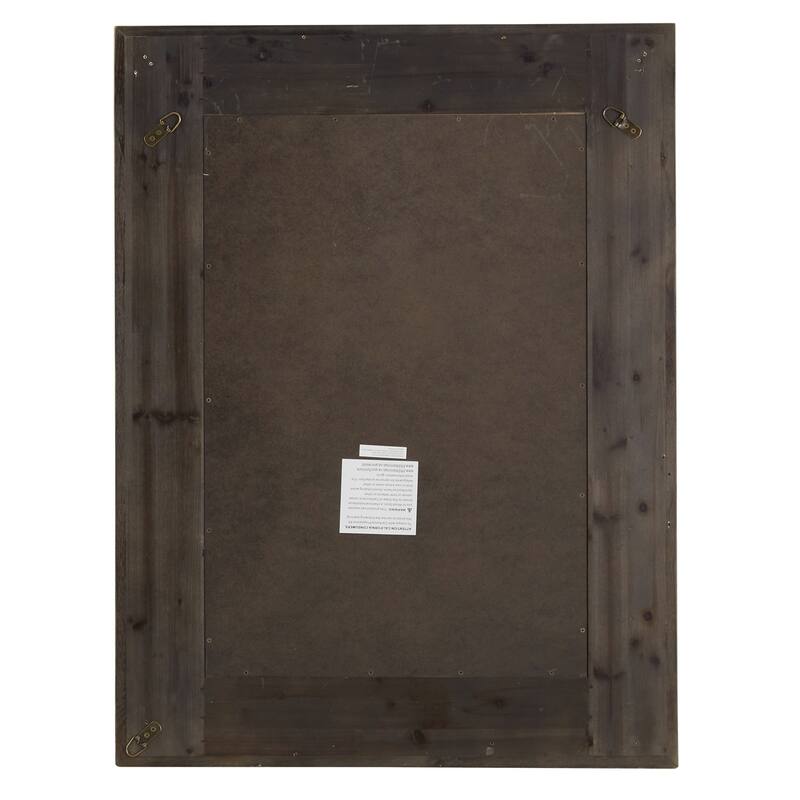 Finn Rectangular Reclaimed Wood Geometric Faceted Wall Mirror by iNSPIRE Q Artisan