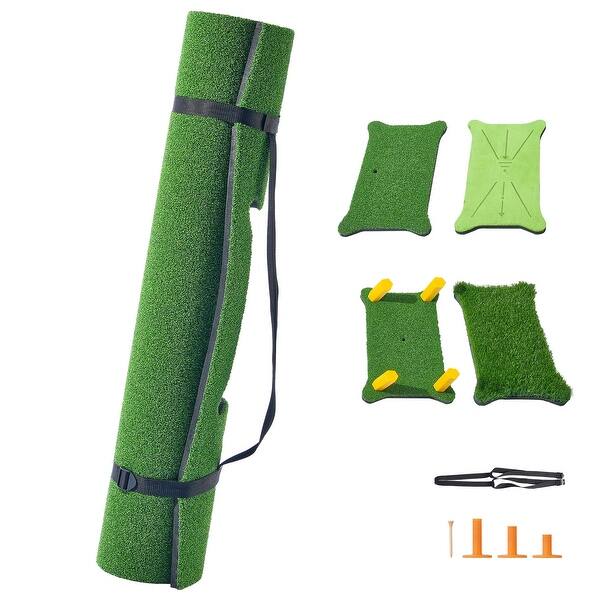 slide 2 of 7, Golf Hitting Mat for Backyard Driving Chipping Indoor Outdoor Training - 4 IN 1 Golf Hitting Mat, 5x4ft 4 IN 1 Golf Hitting Mat, 5x4ft
