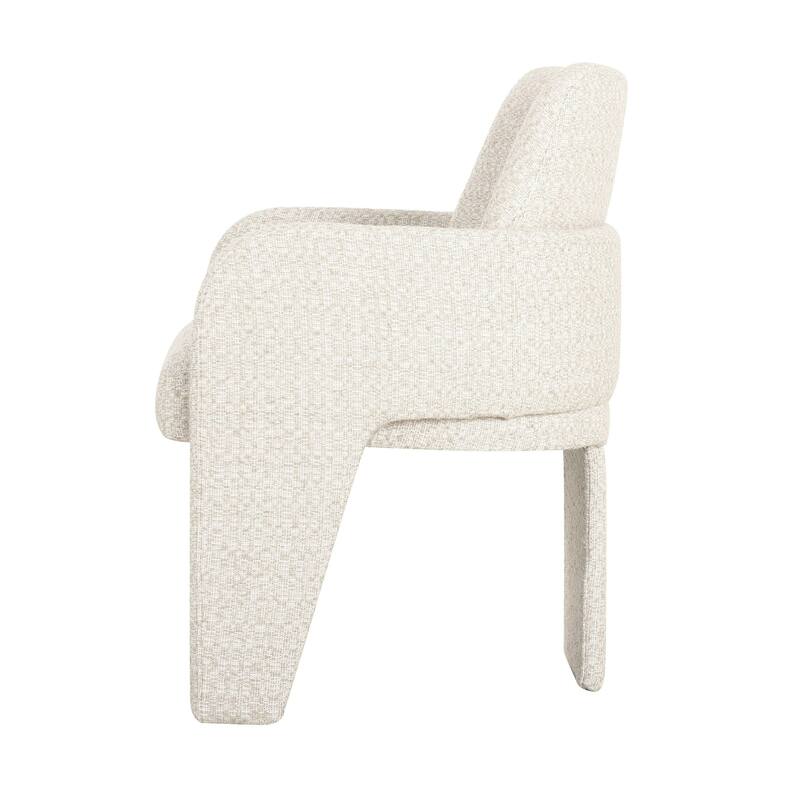 Modrest Cando Modern Beige Fabric Dining Chair