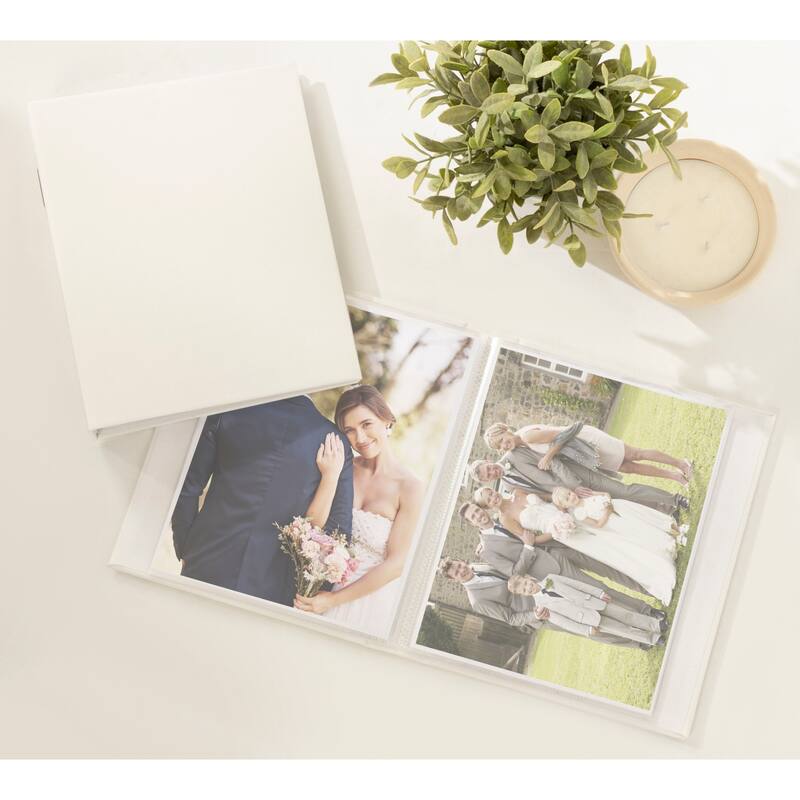 DesignOvation Cydney Set of 4 Fabric Photo Albums