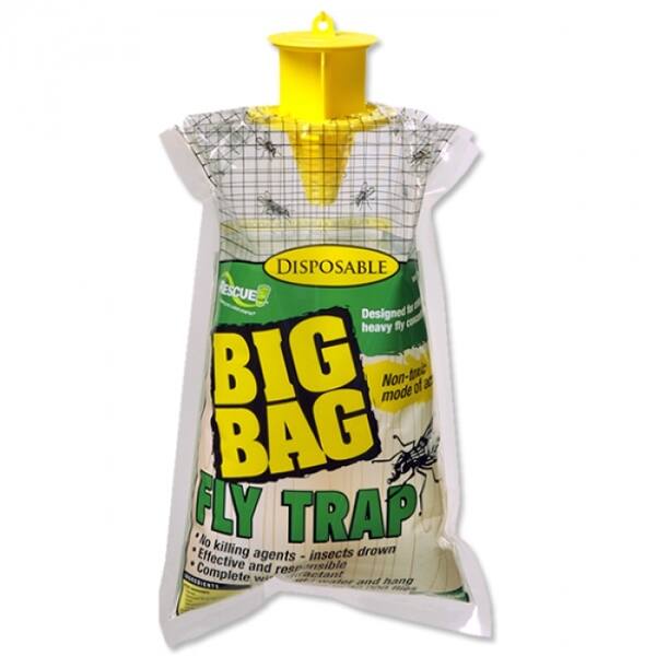 Rescue Bftd Db12 Disposable Big Bag Fly Trap Up To Flies Overstock