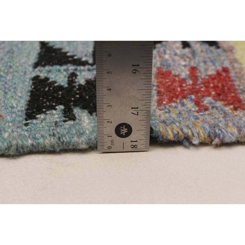 Ankara FW Blue Kilim 5'4" x 7'6" - 5'4 x 7'6
