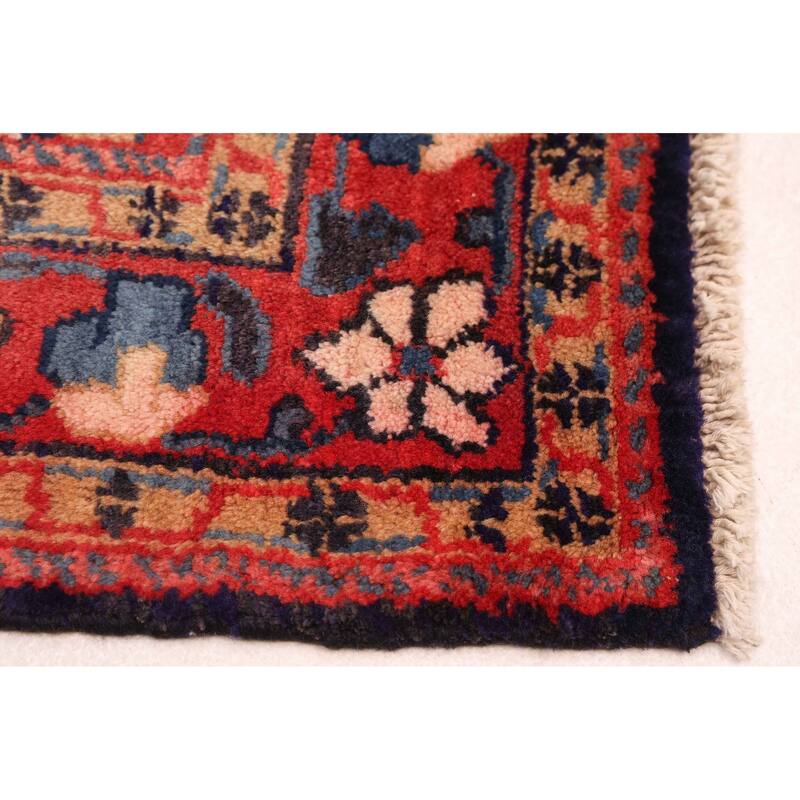 ECARPETGALLERY Hand-knotted Andelz Navy Wool Rug - 4'2 x 6'10