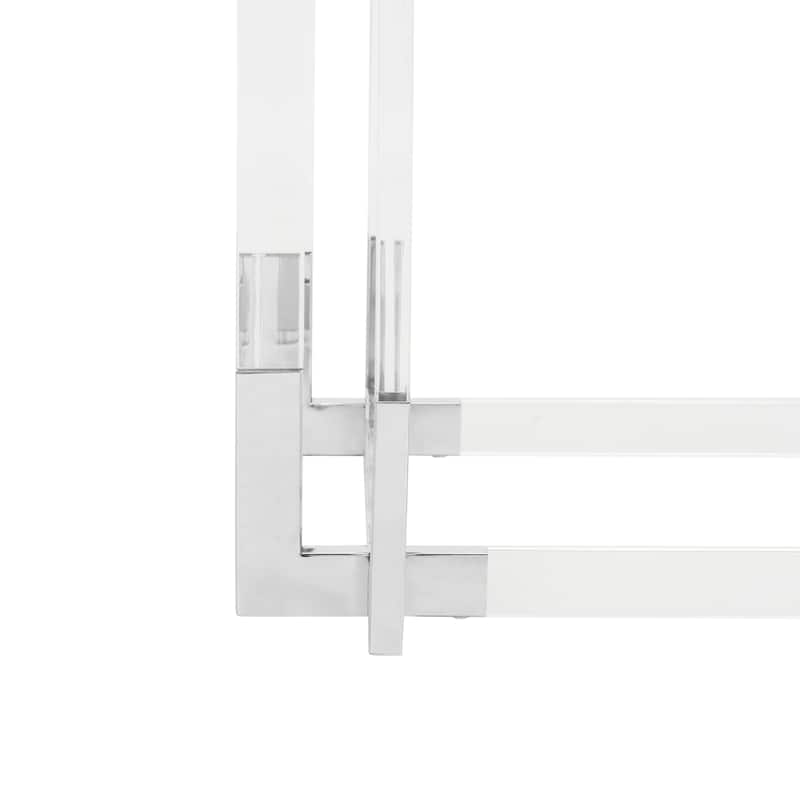 SAFAVIEH Couture Reiner Round Acrylic Dining Table