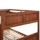 preview thumbnail 34 of 48, Elegant Full Over Full Bunk Bed, Twin Size Trundle with Removable Casters, Split into Two Separate Beds, Space-saving, Gray
