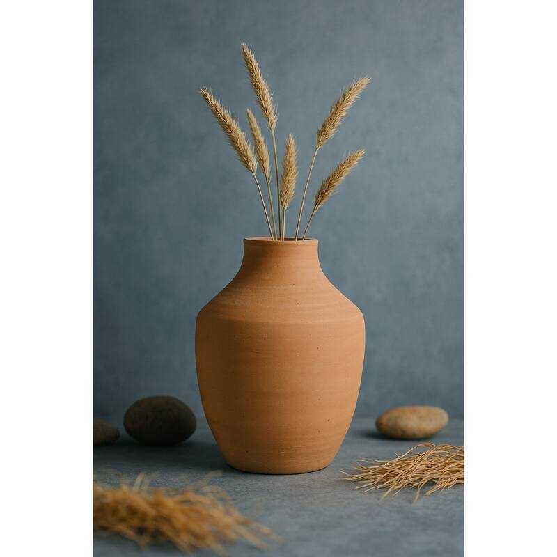 Terracota Vase11.8"H - Natural Terracotta