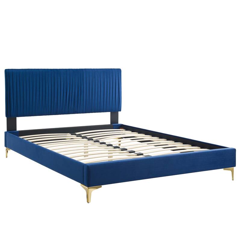 Peyton Performance Velvet Full Platform Bed