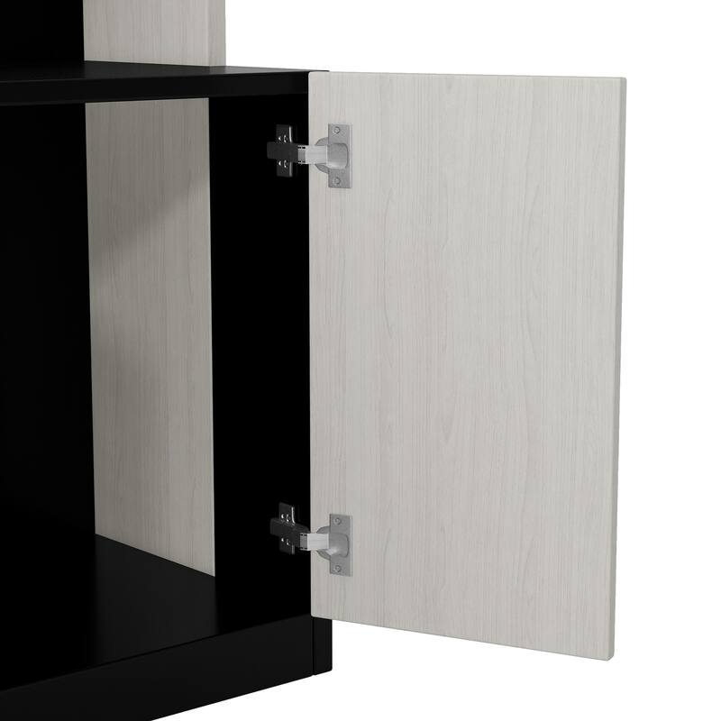 Full Size Murphy Bed with Built-in Desk and Storage - Ideal for Small Spaces, Home Offices, and Guest Rooms
