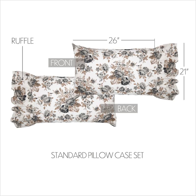 Annie Floral Pillow Case Set