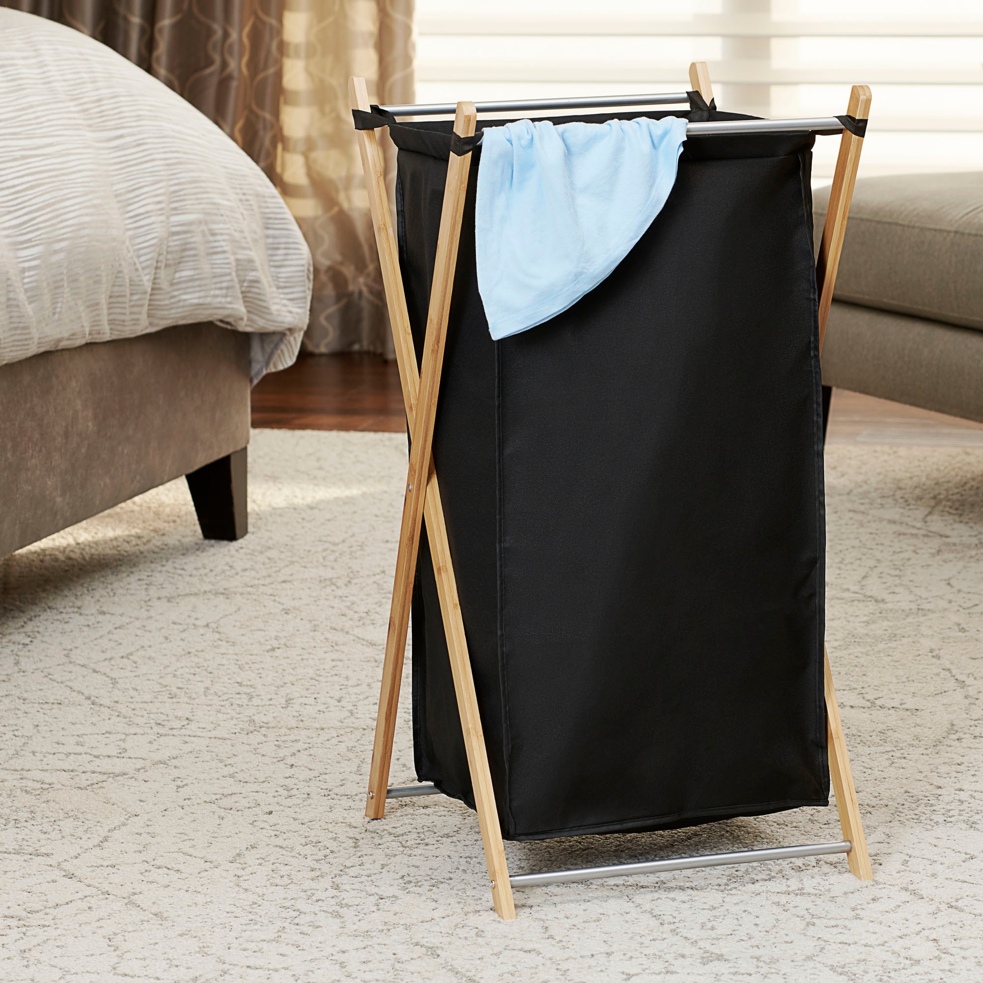 X-Frame Bamboo Hamper