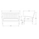 preview thumbnail 7 of 18, Cambridge Casual Caterina 4-piece Teak Patio Conversation Set