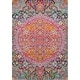 preview thumbnail 9 of 11, Livabliss Roanoke Pink & Purple Medallion Runner Rug - 2' 7" x 7' 3"