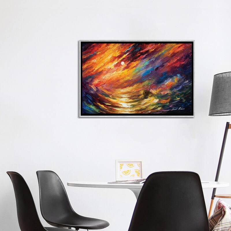 iCanvas "Storm That Never Ends" by Leonid Afremov Framed
