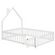 preview thumbnail 45 of 55, Full House-Shaped Floor Bed