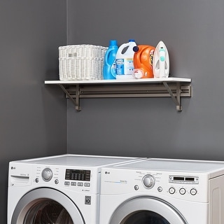 Arrange a Space LSS Elect Laundry Room Organizer Single Shelf Kit - On ...