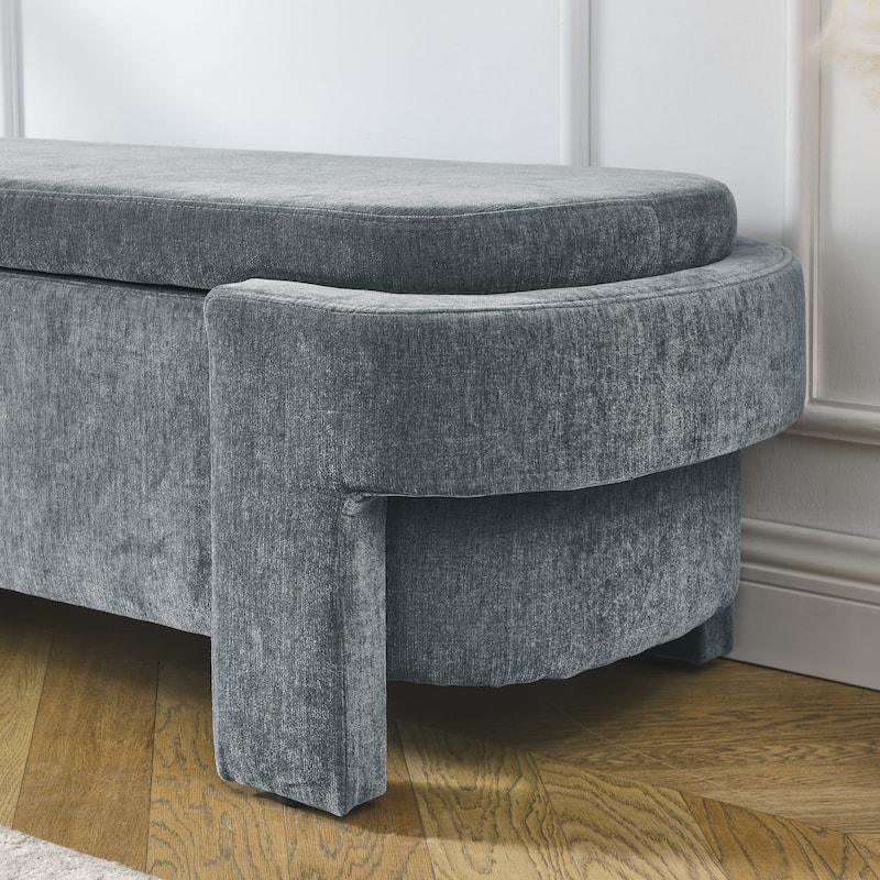 Upholstered Bench with Large Storage Space for the Living Room,Entryway and Bedroom