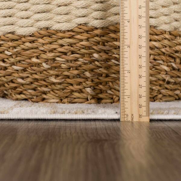 Pertek Rugs Hauteloom Pertek Checkered Square Tile Distressed Area Rug - Bed Bath ...