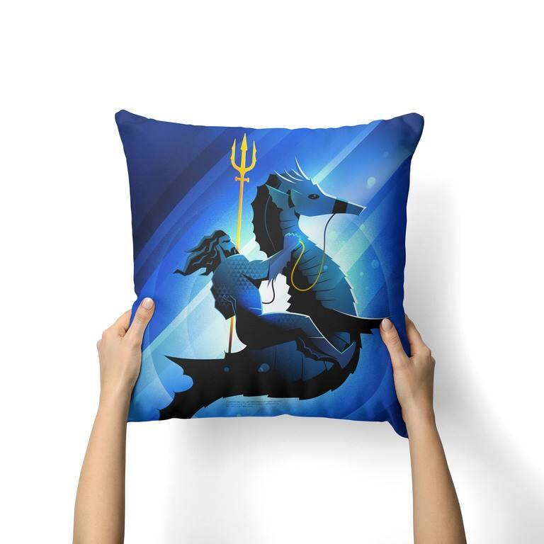 Warner Brothers DC Aquaman 2 18 Inch Throw Pillow
