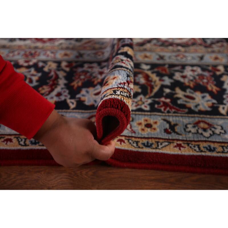 Kashan Turkish Area Rug Machine Made Traditional Carpet - 9'8" x 12'6"