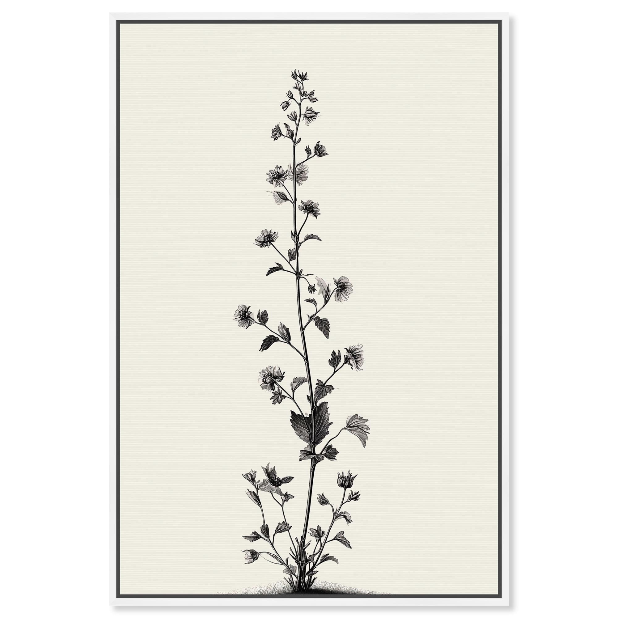 Echo of a Stem II Floral Wall Decor Canvas Print by Art Remedy