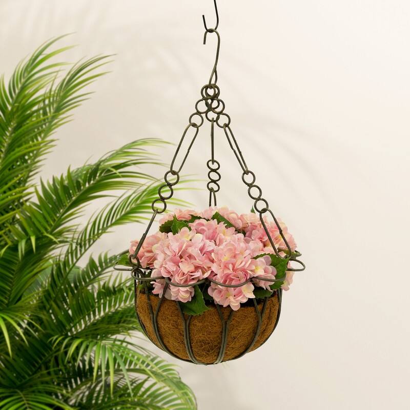 Rustic Arrow Wrought Iron Hanging Planter