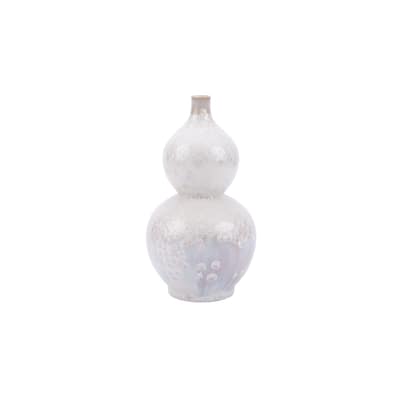 Crystal Shell Gourd Floor Vase
