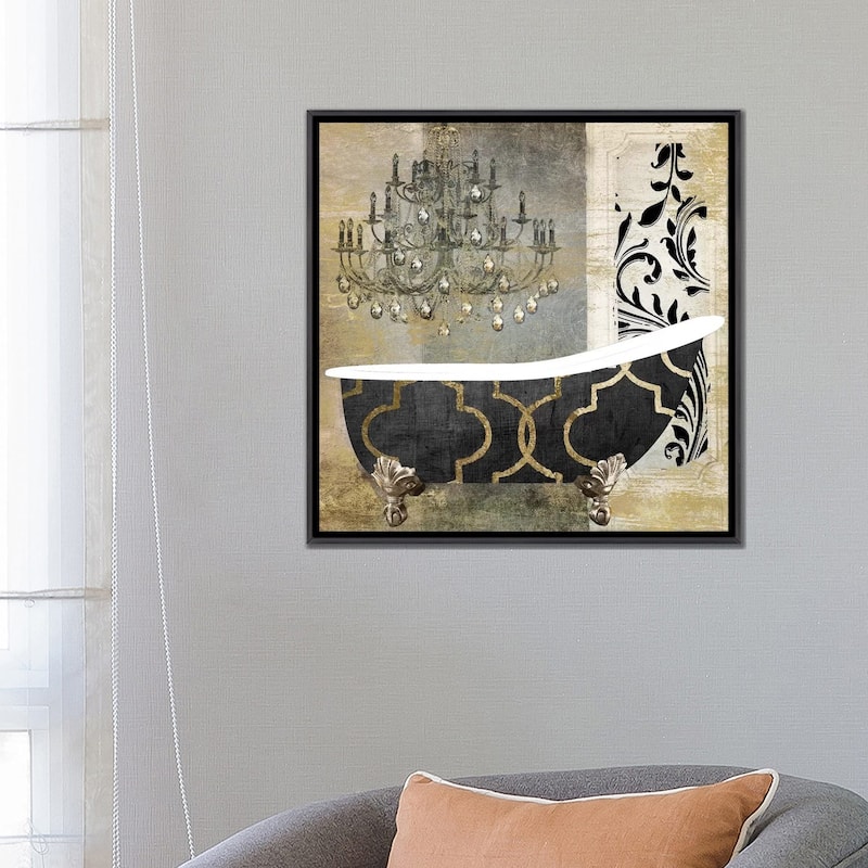 iCanvas "Paris Bath II" by Color Bakery Framed
