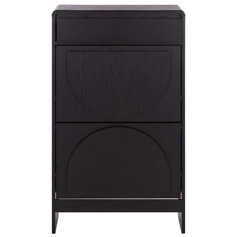 SAFAVIEH Home Willam Shoe Rack - 9"W x 24"D x 41"H - Black