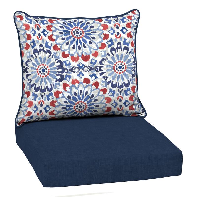 ARDEN Outdoor Deep Seat Cushion Set - 22 W x 24 D in. - Clark