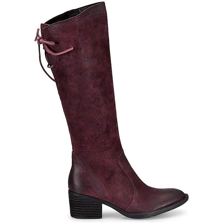 womens tall suede boots