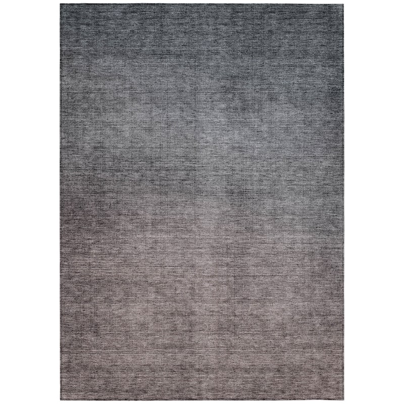 Machine Washable Indoor/ Outdoor Chantille Modern Ombre Rug
