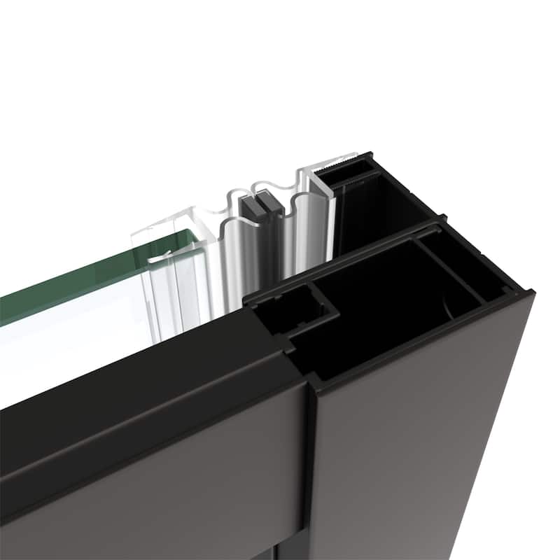 44"-48"W X 72"H Sliding Shower Door with 1/4" Tempered Glass