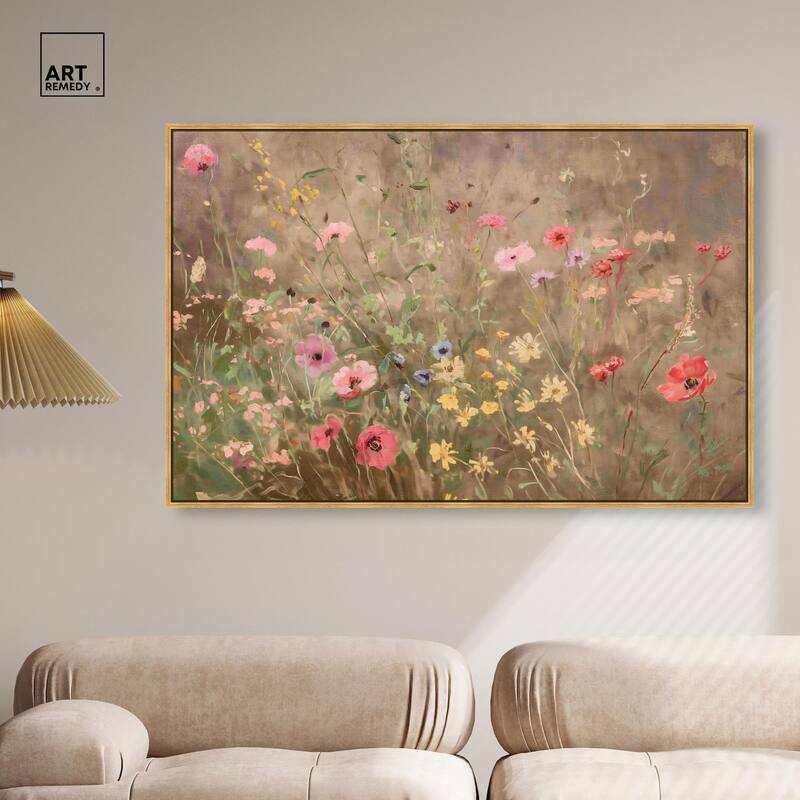 Wildflower Meadow Canvas by Art Remedy