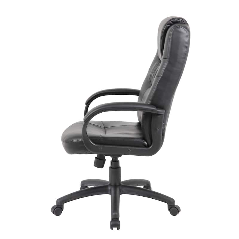 Boss Executive High Back LeatherPlus Bonded Leather Chair