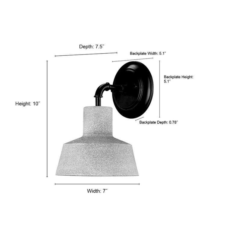 Millennium Lighting Lloyd 1 Light Outdoor Wall Sconce with Cement Shade