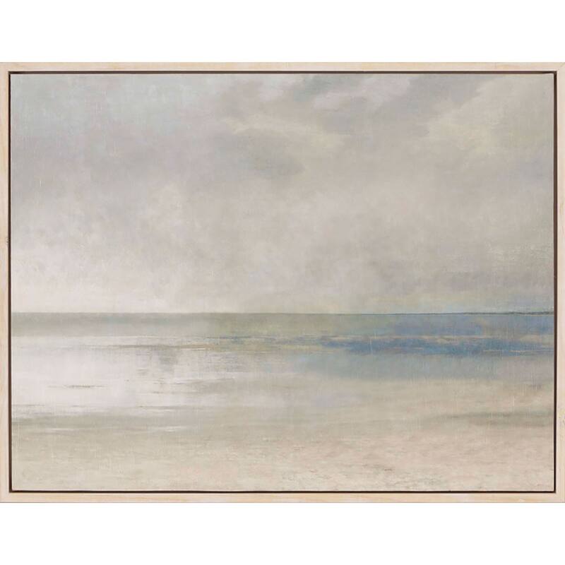 Pastel Seascape III Framed Art Giclee - No Glass - Grey - 32 X 42 X 3