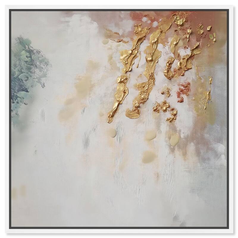 Aurum Ascension Canvas by Art Remedy - 16" x 16" - White