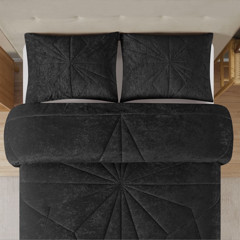 Gabriel Geometric Quilted Comforter Set