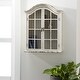 preview thumbnail 17 of 15, White Fir Vintage Wall Decor 28 x 22 x 8 White
