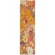 preview thumbnail 2 of 5, Machine Washable Indoor/ Outdoor Floral Garden Chantille Rug