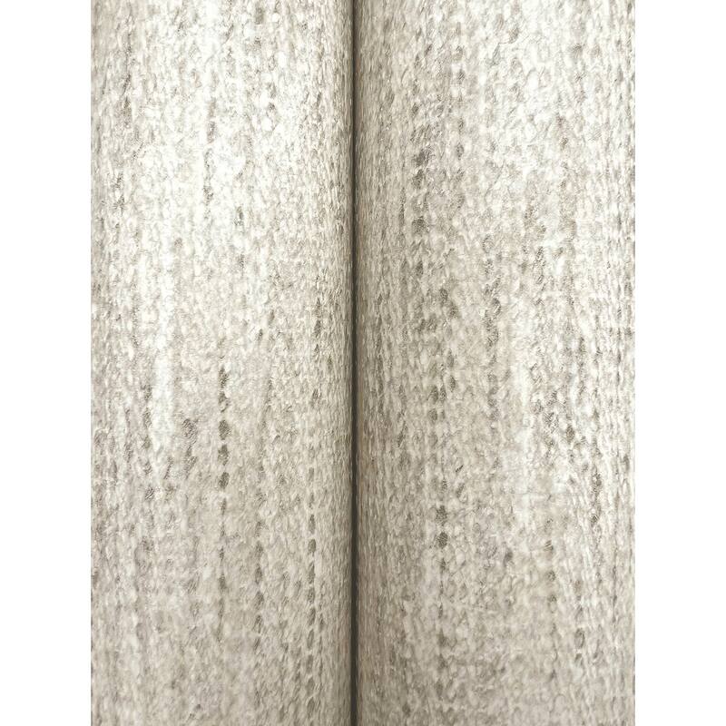Wool Texture Pewter Wallpaper