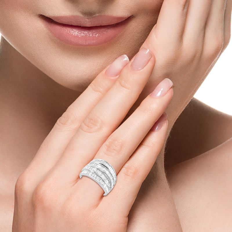 Effy Women's 14K White Gold Diamond Ring