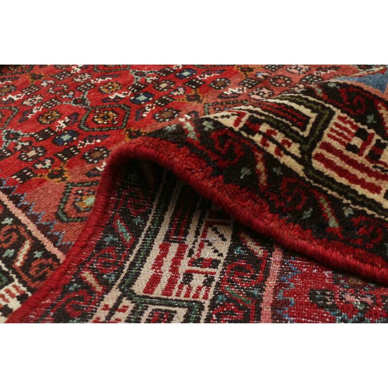 ECARPETGALLERY Hand-knotted Andelz Red Wool Rug - 2'10 x 12'4