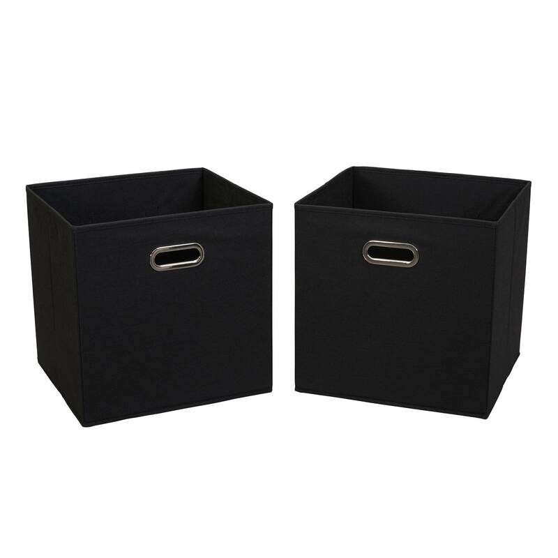 Household Essentials Fabric Storage Bins, Set of 2