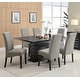 preview thumbnail 1 of 2, Stanton Rectangular Dining Table Set Grey