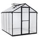 preview thumbnail 18 of 30, Aoodor Polycarbonate Walk-in Greenhouse with Aluminum Frame and Roof Vent