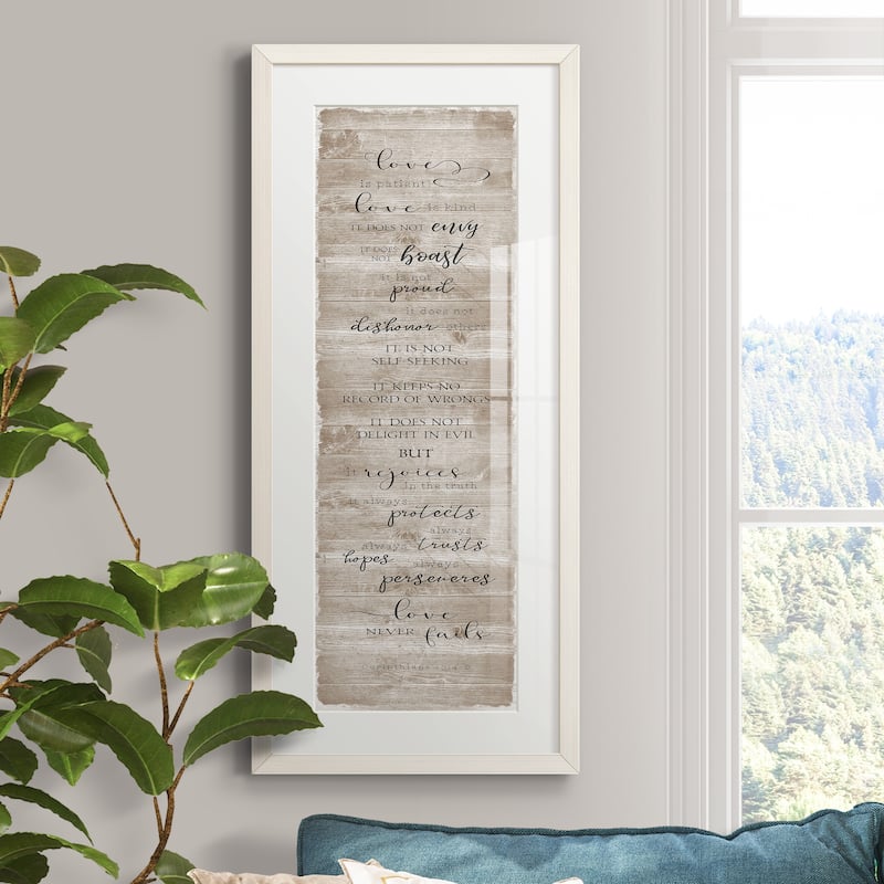 Love is Patient-Premium Gallery Framed Print